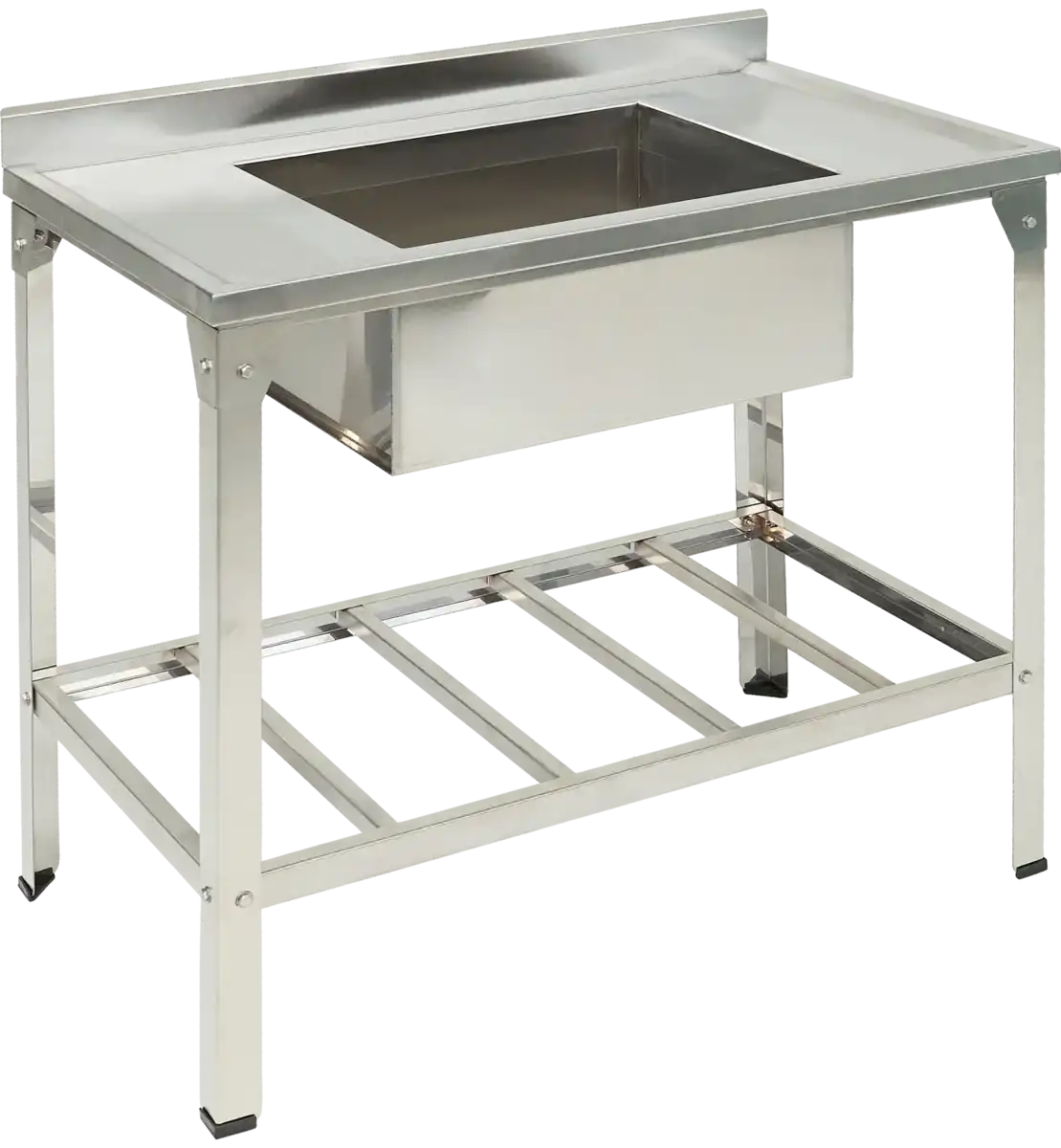 Mesa Innal com cuba, totalmente em aço inox — foto 3